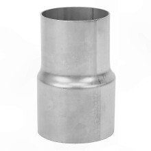 Universal Stainless Steel Exhaust Adapter Pipe Connector 2.5in to 2.1in for Automotive Use