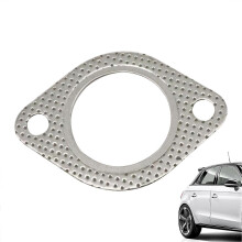 Exhaust pipe flange gasket – Replacement set, 2hole, temperature graphite, 2.5 inches