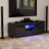 Vida Designs (Black) Eclipse LED TV Unit 2 Door 1 Drawer Storage 1