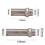 2x Universal Motorcycle Exhaust Muffler with DB Killer Silencer - Noise Eliminator Mesh for Improved 4