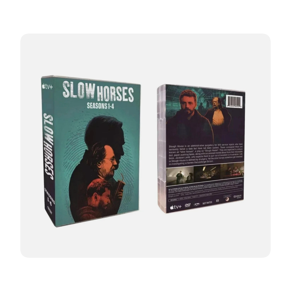 New Box Set ​Slow Horses Season 1-4 DVD TV Series 8-Disc English