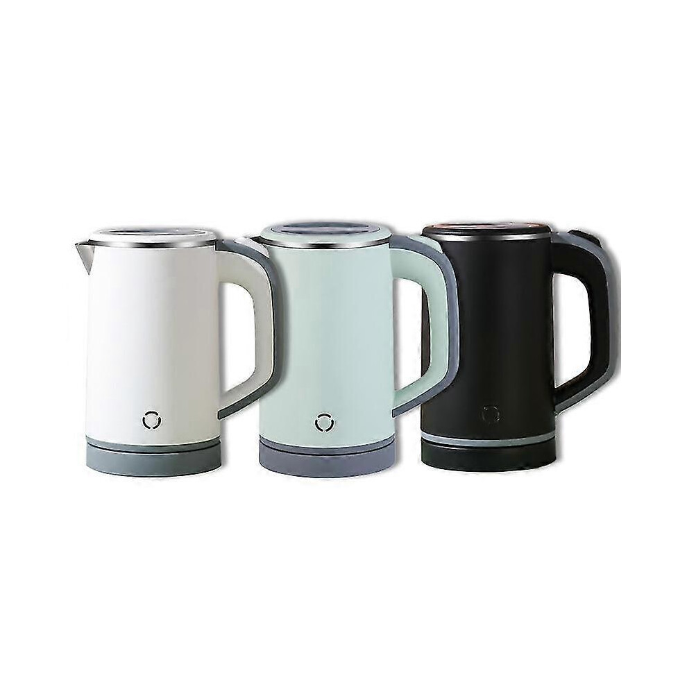 Kettle Stainless Steel, Mini Travel Kettle for 0.8 Liter, 600 Watt Electric Kettle, Double Wall Design, Overheat Protection, Quick Boil Function, Quie