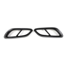 Rear Exhaust Muffler Tail Pipe Cover Trim for ,Black