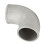 cast aluminum intercooler pipe 2.25in OD 90 degree turbo elbow 2