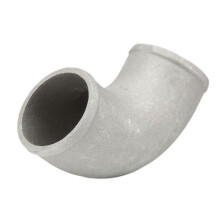 gegoten aluminium intercoolerbuis 2,25 inch OD 90 graden turbobocht