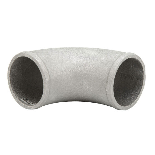 cast aluminum intercooler pipe 2.25in OD 90 degree turbo elbow 2