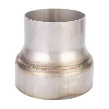Uitlaatpijpverkleiner, 3 inch naar 4 inch turbo/uitlaatverkleiner adapterpijp van roestvrij staal, universeel