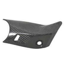 Copertura protettiva antiscottatura per tubo di scarico in vera fibra di carbonio per moto