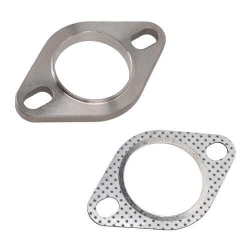 exhaust flange connection kit 2 bolts 2in for downpipe catback headers 1