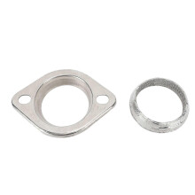 3 inch Manifold Flange with High Temperature Resistant Stainless Steel Gasket for Test Tubes and Exhaust Systems