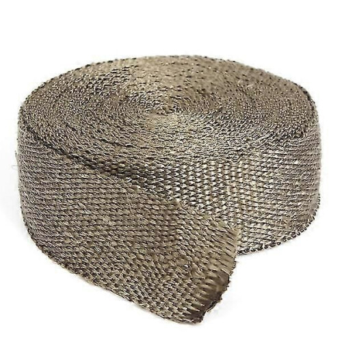 5Cm X 15m Exhaust Manifold Header Down Pipe Heat Wrap - Suitable for High Temperature Applications up 1