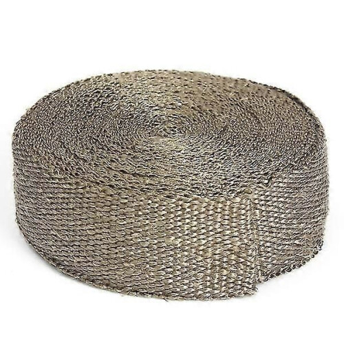5Cm X 15m Exhaust Manifold Header Down Pipe Heat Wrap - Suitable for High Temperature Applications up