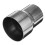 RVS uitlaatpijp connector adapter 3" naar 2.5" OD reducer 2