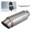 Motorcycle Oblique Universal 51mm Slip on Exhaust Rear Pipe Tailpipe (#3) 4