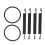 exhaust pipe springs kit for yfz350 banshee 1987-2006 5