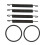 exhaust pipe springs kit for yfz350 banshee 1987-2006 3