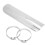Universal Chrome Motorcycle Exhaust Pipe Shield 2.0-2.76in 1