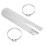 Universal Chrome Motorcycle Exhaust Pipe Shield 2.0-2.76in 3