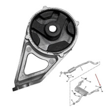 Avgasrör bakre fäste för Peugeot 308s 3008 408, Citroën C4 C5 - 9674325480 W12728149