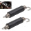 Motorcycle Exhaust Spring Pipe Stainless Steel Muffler Hooks 2Pcs Black 1