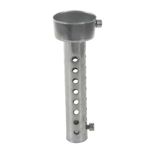 Silver Motorcycle Exhaust Can Muffler Insert Baffle DB 45mm x 140mm 1