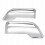 Exhaust Muffler Covers Chrome Peugeot 5008 3008 3
