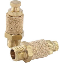 High quality brand new 1pcs Pneumatic Brass Adjustable Muffler Exhaust Valve