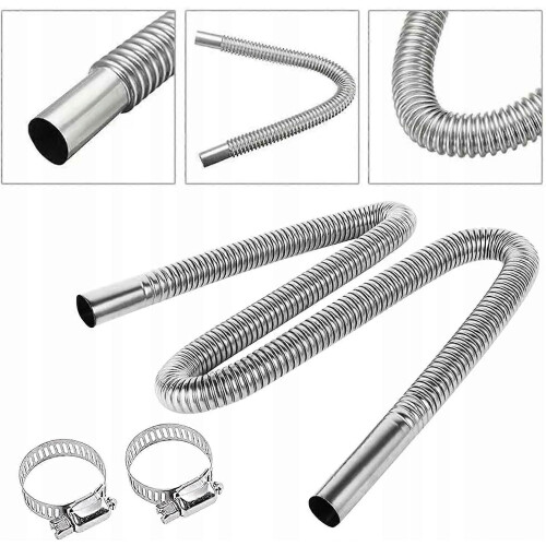 Uitlaatslang voor kachel diesel 300cm 2