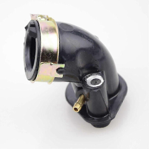 90 Degree Bend Intake Manifold Pipe Replacement For GY6 80cc Moped 2