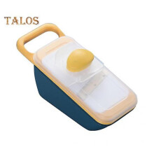 (dark blue) Vegetable Chopper Thicker Handgrip Time-saving Lightweight Creative Portable Carrot Potato Onion Cutter Kitchen Supplies