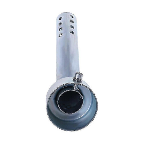Universal 48mm Motorcycle Angled Exhaust Insert Baffle End Can DB Killer Silencer Muffler elbow 175MM 1