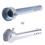 Universal 48mm Motorcycle Angled Exhaust Insert Baffle End Can DB Killer Silencer Muffler elbow 175MM 1