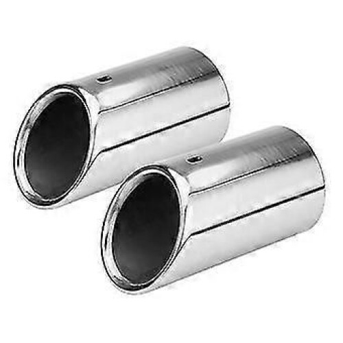 2009-2012 A4 B8 Stainless Steel Exhaust Muffler Tailpipe Tip 1