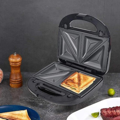 3 in 1 Waffle Sandwich Maker with Removable Plates 750W Heating System Non-stick Electric Panini Press Set 2