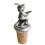 (Add a Gift Pouch) Witch Witchcraft Magic Pewter Bottle Stopper 4
