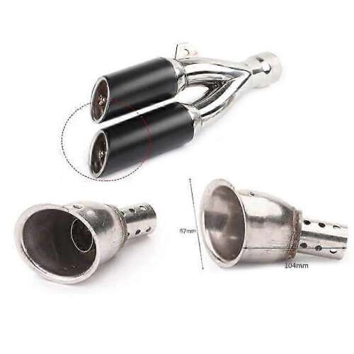(G)1009919903074Universal Front Mid End Catalyst Db Killer For Motorcycle Exhaust Muffler Silencer Noise 1