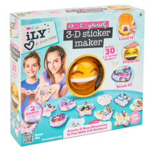 3D Sticker Maker Machine for Kids, DIY Sticker Maker Kit, Reusable Stickers Book