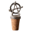 (Add a Gift Pouch) Anarchy Pewter Bottle Stopper 1