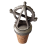 (Add a Gift Pouch) Anarchy Pewter Bottle Stopper 4