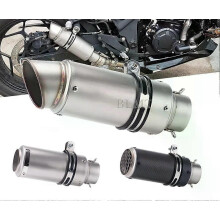 (A5-51mm) Silencieux d'échappement universel pour moto 51/60 mm en acier inoxydable avec DB Killer