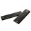 (Nero) Supporto per marmitta, supporto per borse laterali, supporto in gomma isolante per Harley Cvo 5