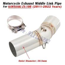 (Typ A) Slip-On für Kawasaki ZX10R ZX 10R 2011 – 2020 2021 2022 Motorrad-Auspuff-Fluchtsystem modifiziert