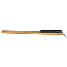 Pizza Oven Brush Scraper Set Stainless Steel Spatula, Brass Bristles Brush Ref: 6231