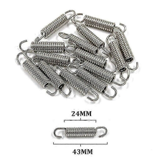 (A (2PCS))Motorcycle Stainless Steel Spring Hooks Hooking Engine Modified Exhaust Spring Pull Reed Accessories 2