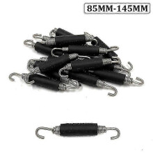 (A (2PCS)) Motorfiets RVS veerhaken haak motor aangepaste uitlaat veer trek riet accessoires