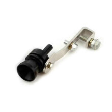 (Black)Universal Sound Simulator - Turbo Sound Whistle for Car Exhaust Pipe Muffler