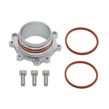 (Silver)Billet Exhaust Flange For Honda TRX250R ATC250R 1985 - 1989 250 R ATC TRX 250R 1986 1987 Exhaust