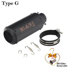 (Type G) universel 60mm Motorrad Racing Heck Auspuffrohr Flucht Schall dmpfer fr r1 z900 gsxr1000 s1000rr