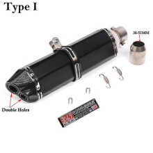 (Type I) Silencieux d'évasion universel pour moto, tube à double orifice, Yoshimura, No DB Killer,