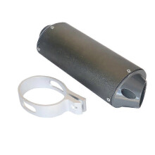 Collier de serrage pour silencieux d'échappement de moto (38 mm, titane) 28 mm 38 mm pour quad 50 cc,